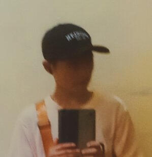 me and a baseball cap :/