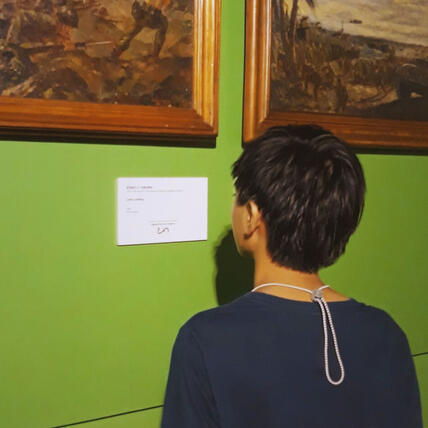 me and some paintings :)